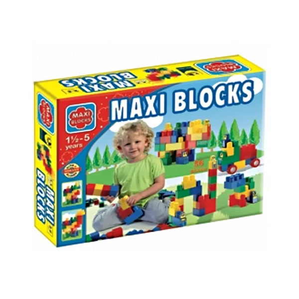 Maxi Blocks nagy dobozos építőkockák 56 db-os - D-Toys