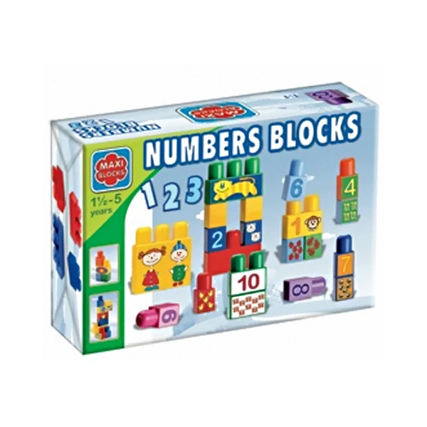 Maxi Blocks figurás számoló kockák - D-Toys
