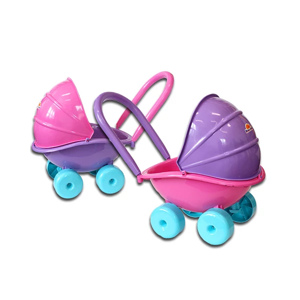 Tolható játék babakocsi napellenzővel - D-Toys