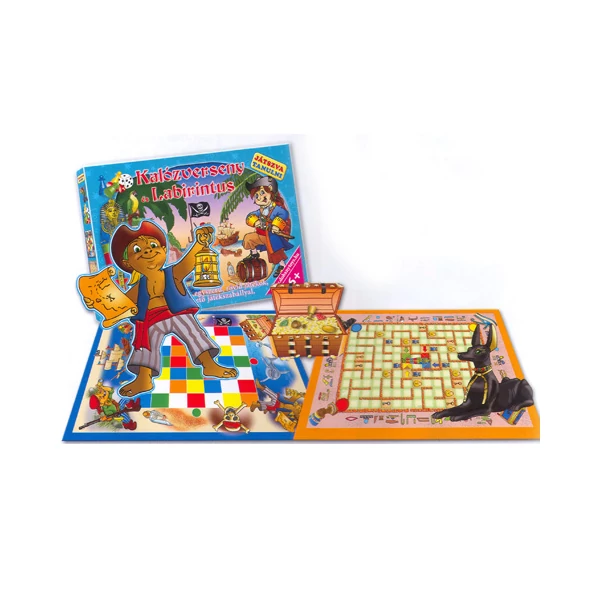 Kalózverseny és Labirintus készségfejlesztő társasjáték - D-Toys