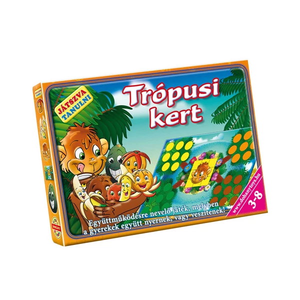 Trópusi kert készségfejlesztő társasjáték - D-Toys