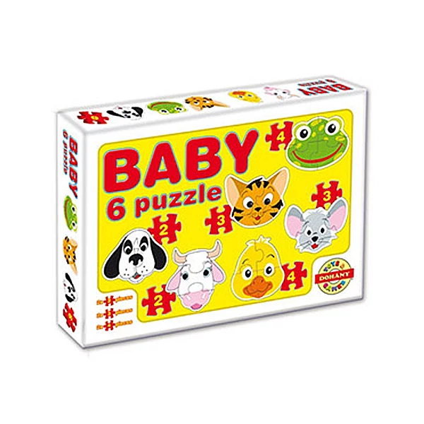 Baby Puzzle háziállatok - D-Toys