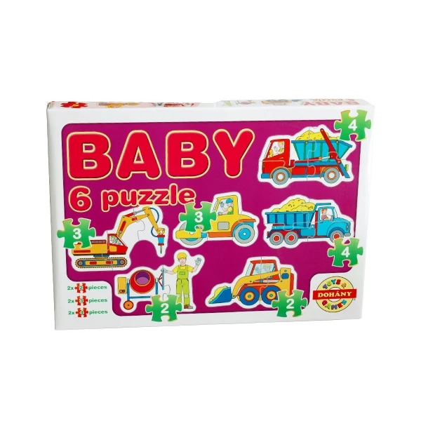 Baby Puzzle munkagépek - D-Toys