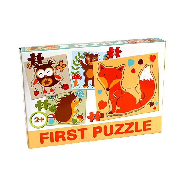 Erdei állatos Bébipuzzle - D-Toys