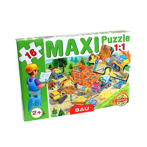 Maxi puzzle Építkezés - D-Toys