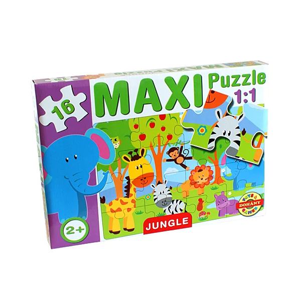 Maxi puzzle Dzsungel állatokkal - D-Toys