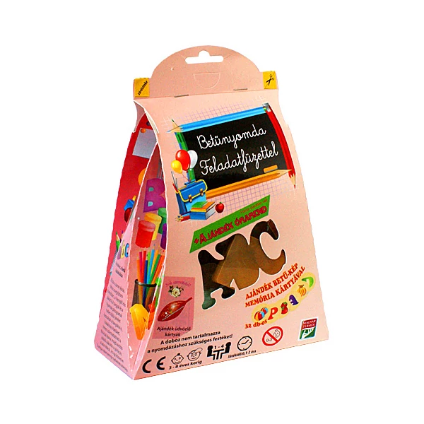 Betűnyomda szett feladatfüzettel