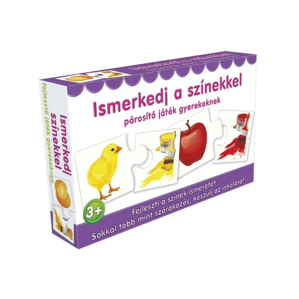 Ismerkedj a színekkel párosító játék