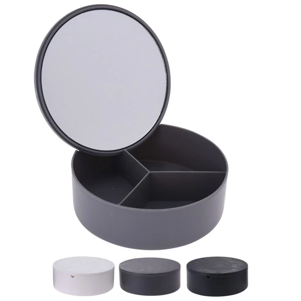 Sminktároló tükörrel 14x5cm többféle 170456500