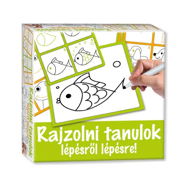 Rajzolni tanulok állatos fejlesztő játék