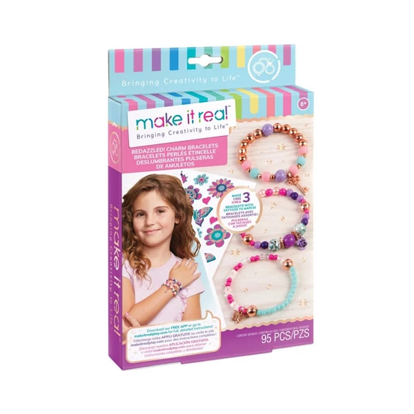 Make it Real: Bájos karkötő készítő szett - Virágzó kreativitás