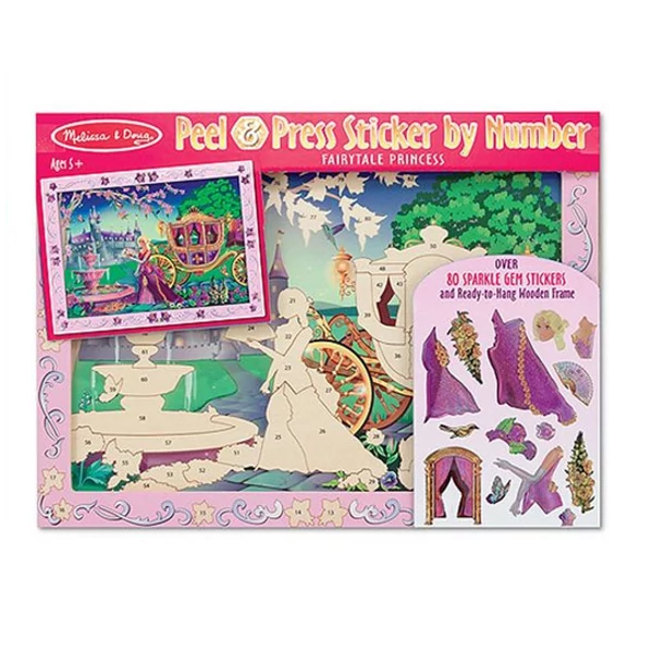 Hercegnő matricás képkészítő - Melissa & Doug