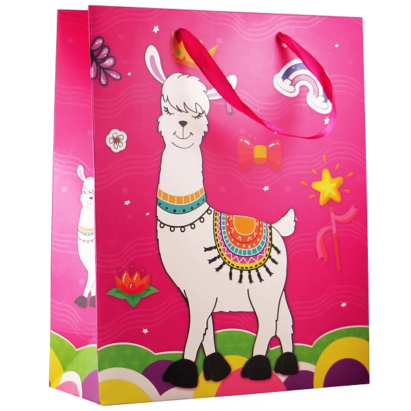 Lámás ajándék tasak 26X32X10,5cm 72003