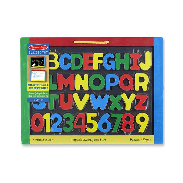 Fa felíró és rajztábla mágneses betűkkel - Melissa & Doug
