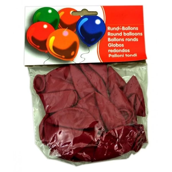 Magenta színű lufi 12 db-os kiszerelésben