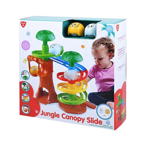 Playgo: Dzsungel állatos golyópálya