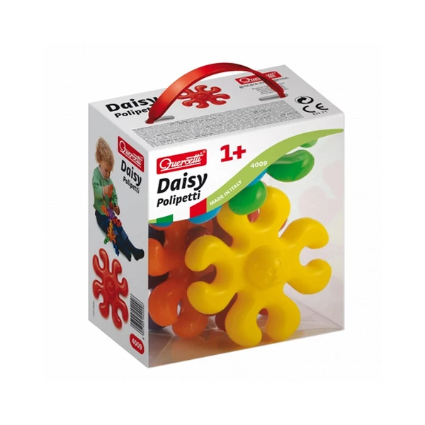 Quercetti: Bébi pattintós játék - polipok 6db-os