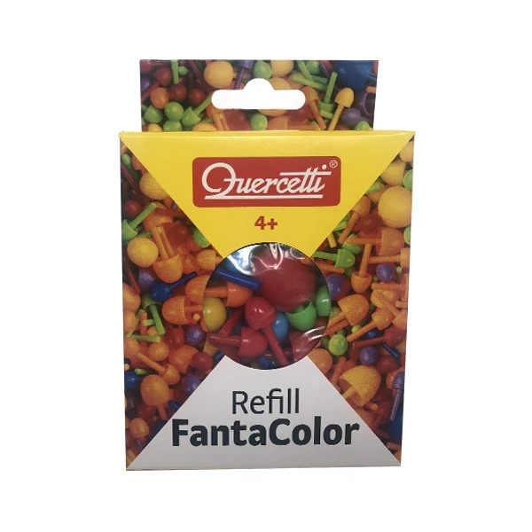 Quercetti: Pötyi utántoltő 200db vegyes méretben