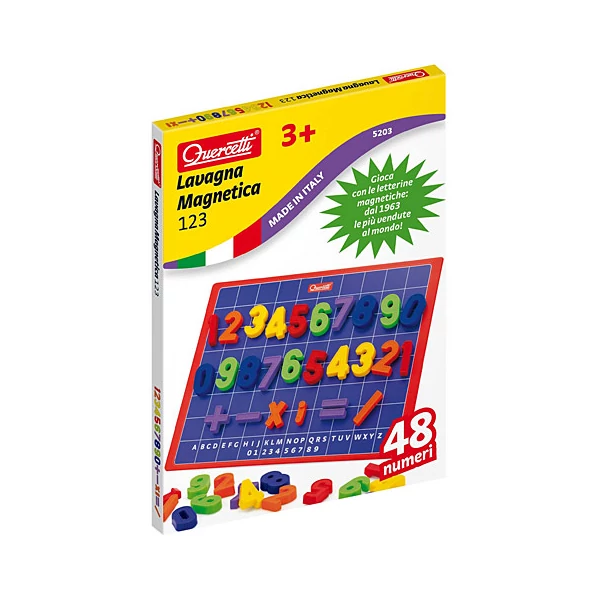 Quercetti: Mágneses tábla számokkal