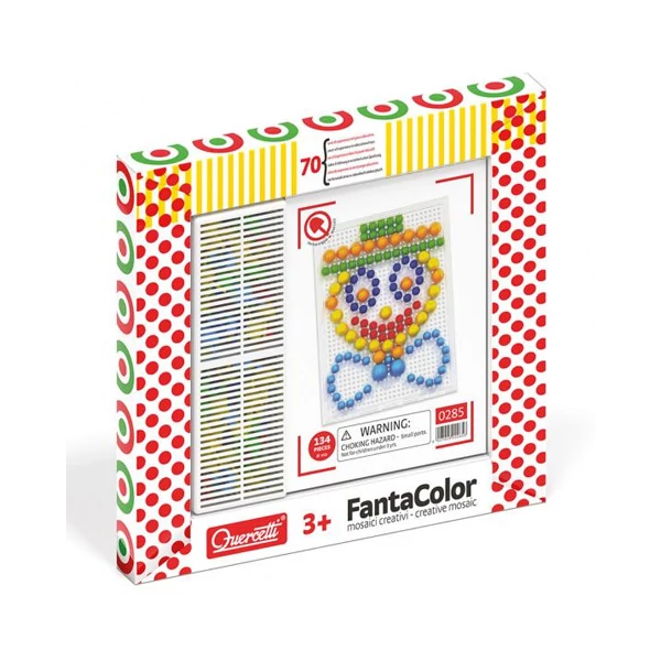 Quercetti: Fantacolor pötyi bohóc 70db-os