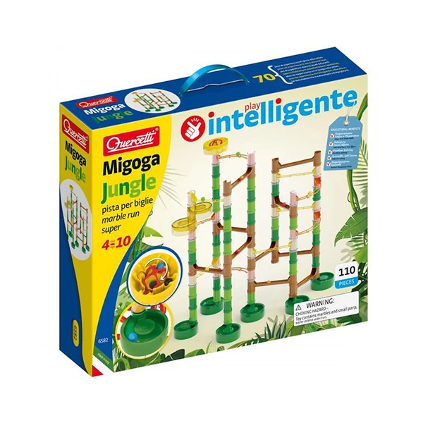 Quercetti: Migoga Dzsungel golyópálya készlet 108db-os