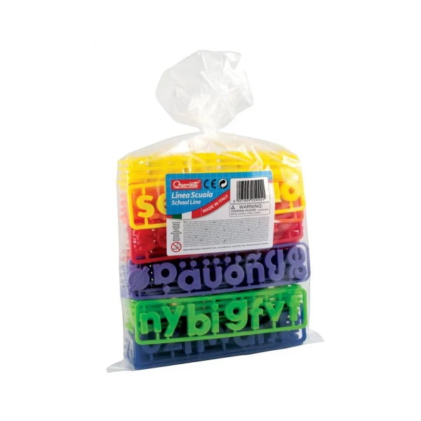 Quercetti: Mágneses kisbetűk 240db-os szett