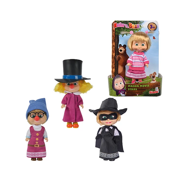 Mása és a medve: Mása mozi sztár baba 4 féle - Simba Toys