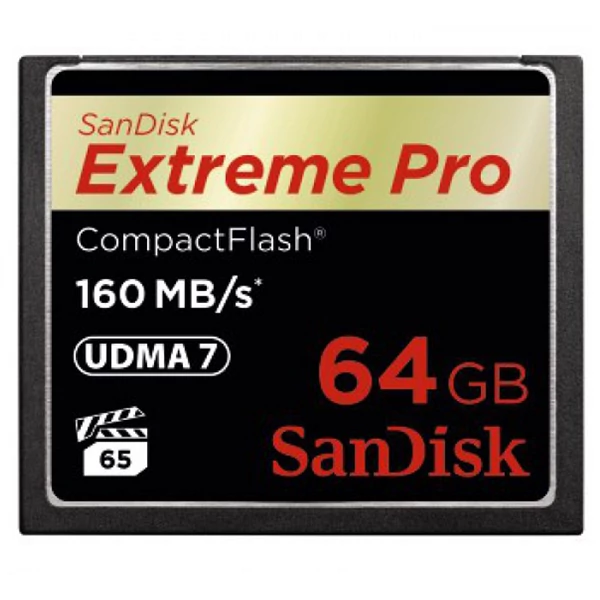Sandisk cf extreme pro 64 GB memóriakártya 160mb/s SDCFXPS-064G-X46 (123844)