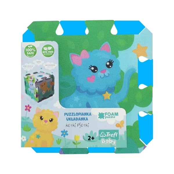 Csintalan cicák szivacs puzzle - Trefl