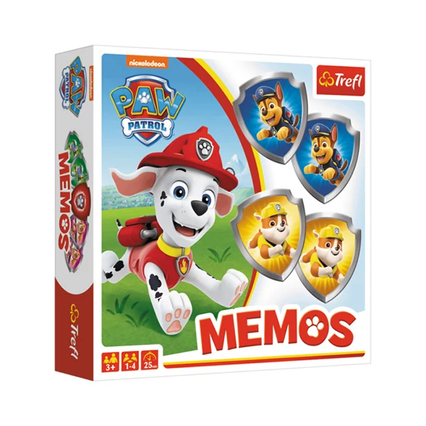 Mancs őrjárat memóriajáték pajzs alakú lapkákkal - Trefl