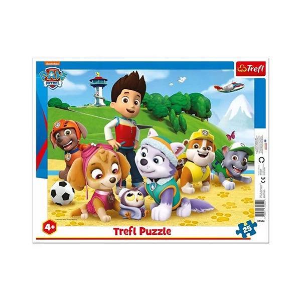 Mancs őrjárat Nyomon 25 db-os keretes puzzle - Trefl