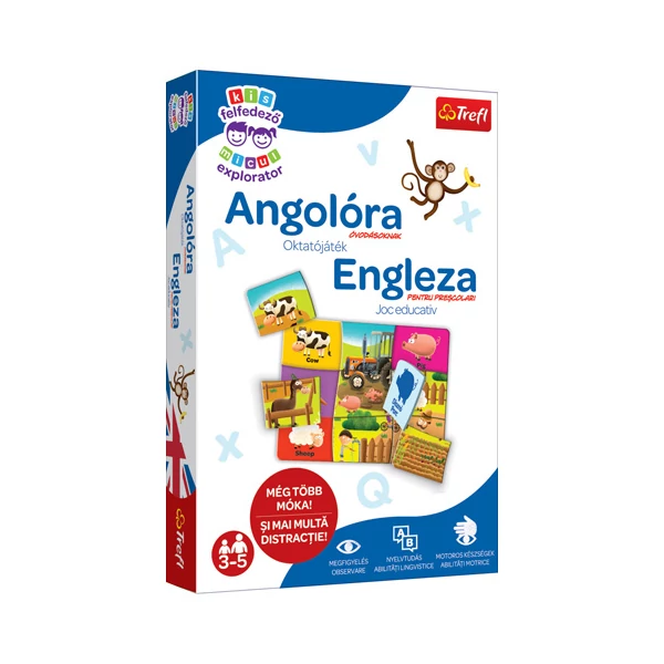 Kis felfedező: Angolóra oktatójáték - Trefl