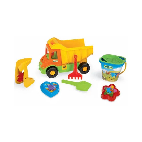 Multi Dömper nagy homokozó készlettel - Wader