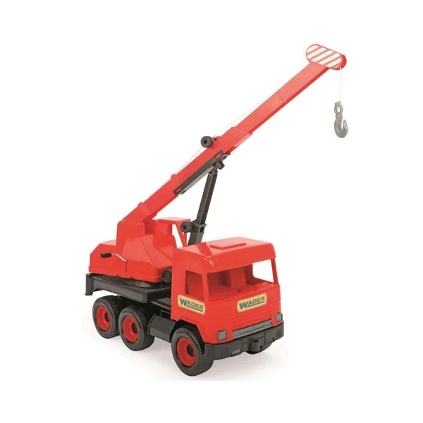 Middle Truck: Darus autó 43cm piros - Wader