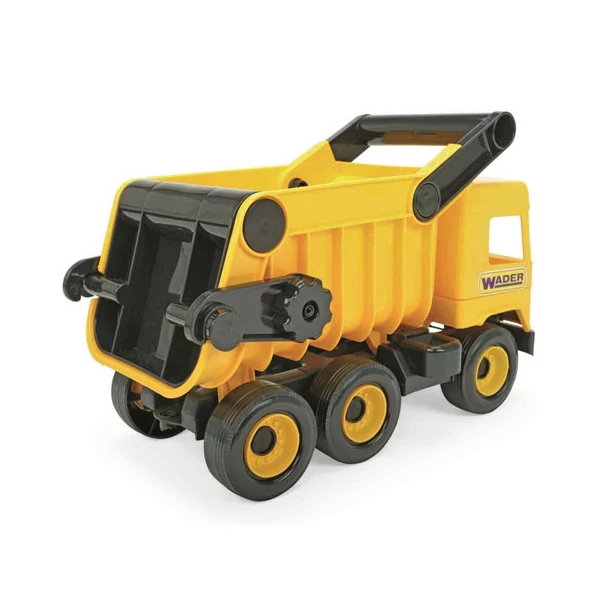 Middle Truck: Billentős dömper 43cm sárga - Wader