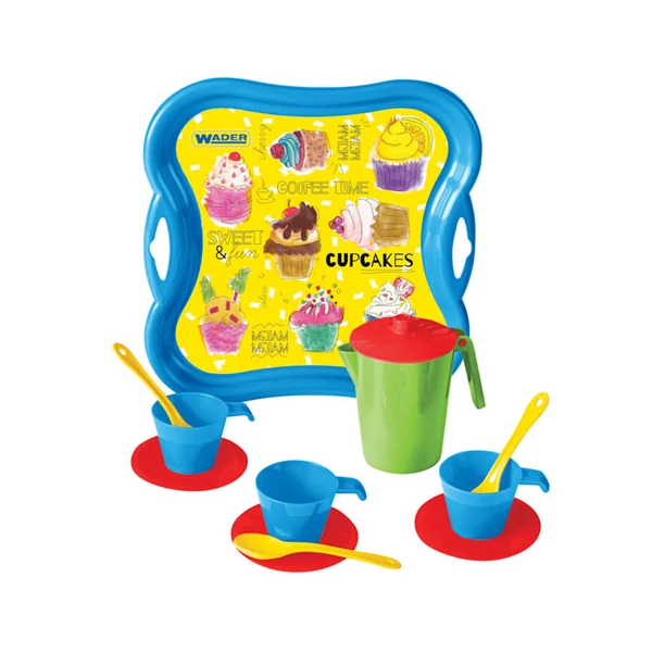 Coffee Time kávéskészlet tálcával - Wader