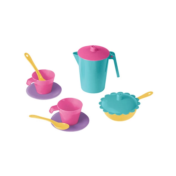 Coffe Time rózsaszín kávés készlet 2 db bögrével - Wader