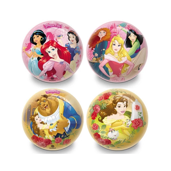 Disney Hercegnők gumilabda 14cm kétféle változatban