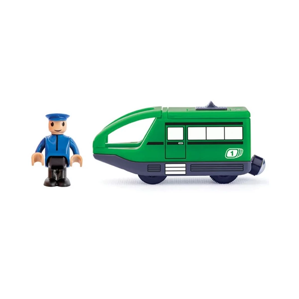 Modern zöld elektromos mozdony - Woodyland