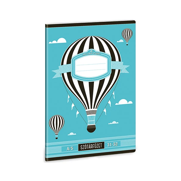 Hőlégballonos szótárfüzet A/5