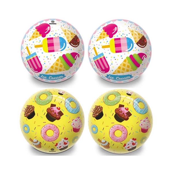Gumilabda fagyis vagy fánkos mintával 14cm - Mondo Toys