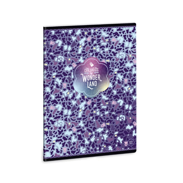 Ars Una: Wonderland Ghost Blue vonalas füzet A/5 40lapos