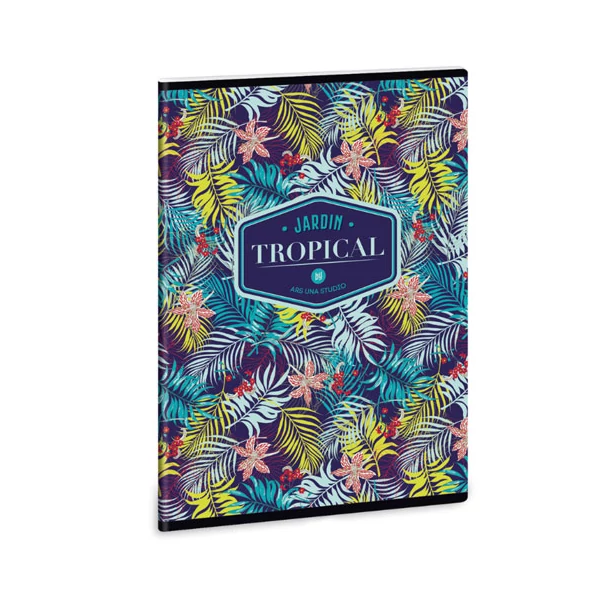 Ars Una: Tropical Lilly Flower négyzethálós füzet A/5 40lapos