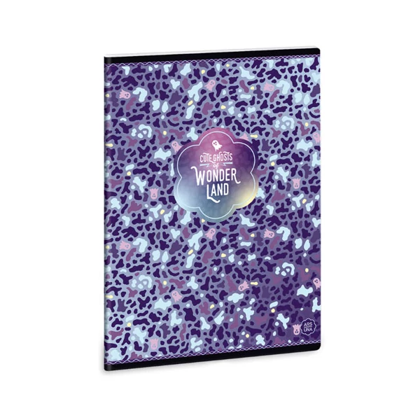 Ars Una: Wonderland Ghost Blue négyzethálós füzet A/5 40lapos