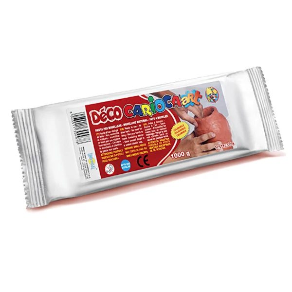 Modellező agyag terrakotta színben 1000g - Carioca