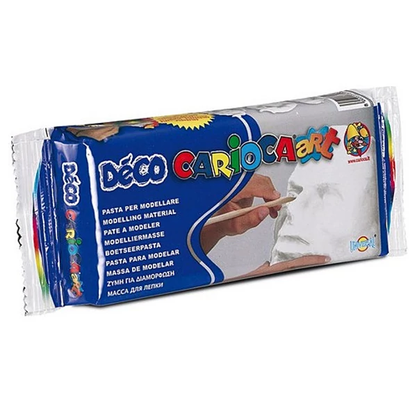 Modellező agyag fehér színben 500g - Carioca