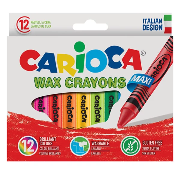 Jumbo zsírkréta készlet 12db - Carioca