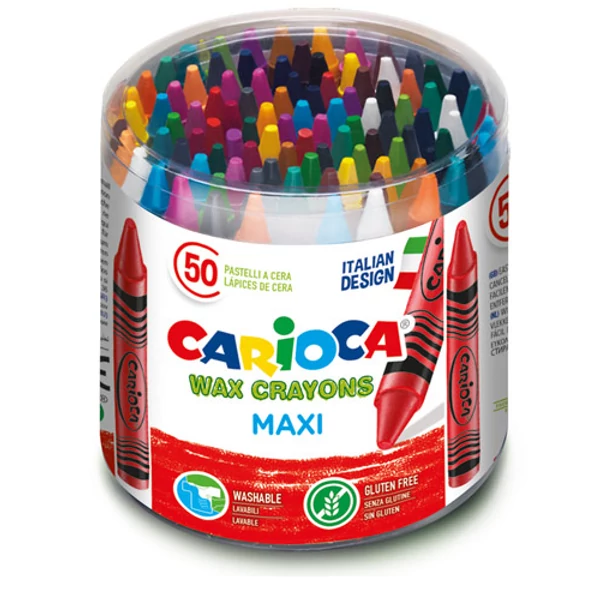 Jumbo zsírkréta készlet 50db - Carioca