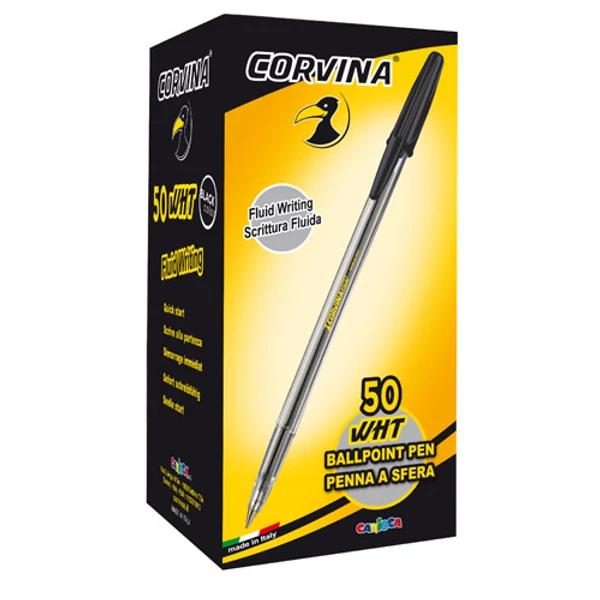 WH-T Fekete golyóstoll 1db - Corvina