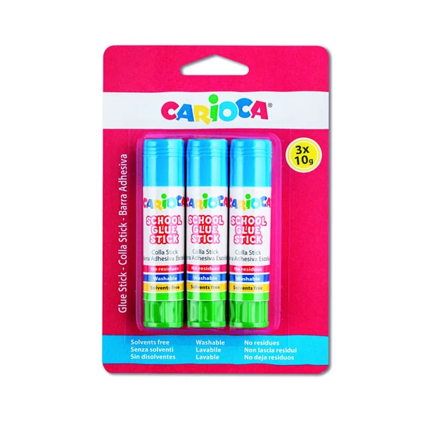 Carioca: Suli ragasztó stift 10g-os 3db